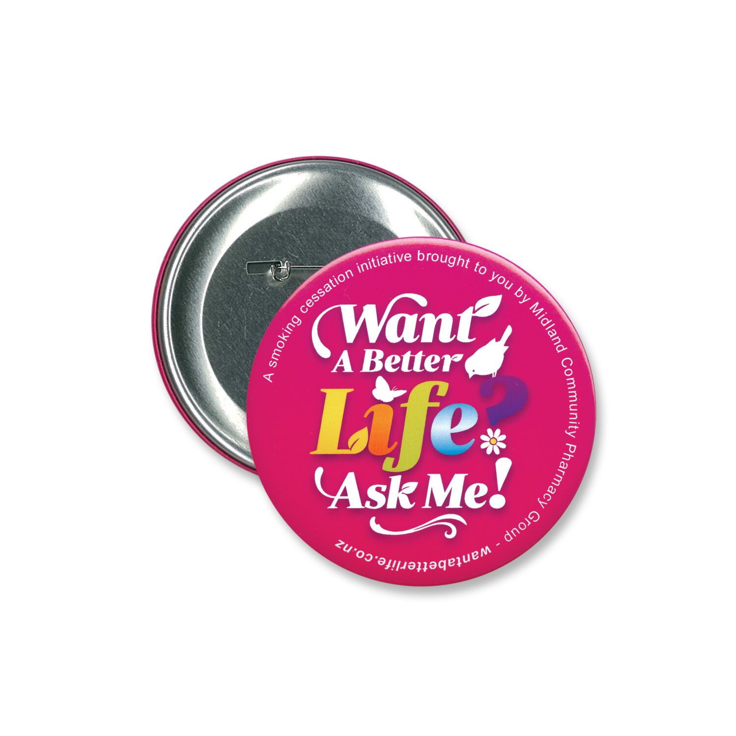 Promotional Button Badge Round - 90mm