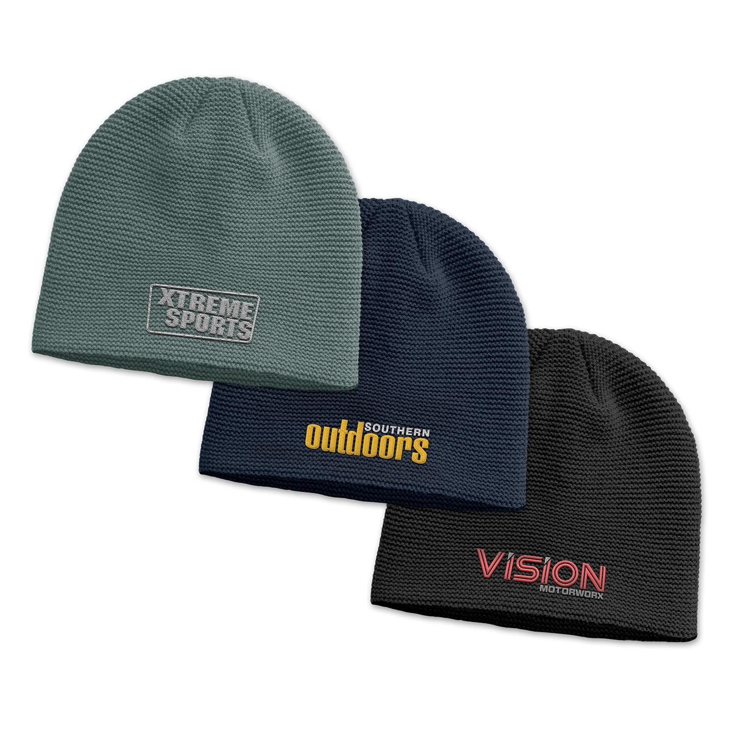 Promotional Montana Garter Knit Beanie