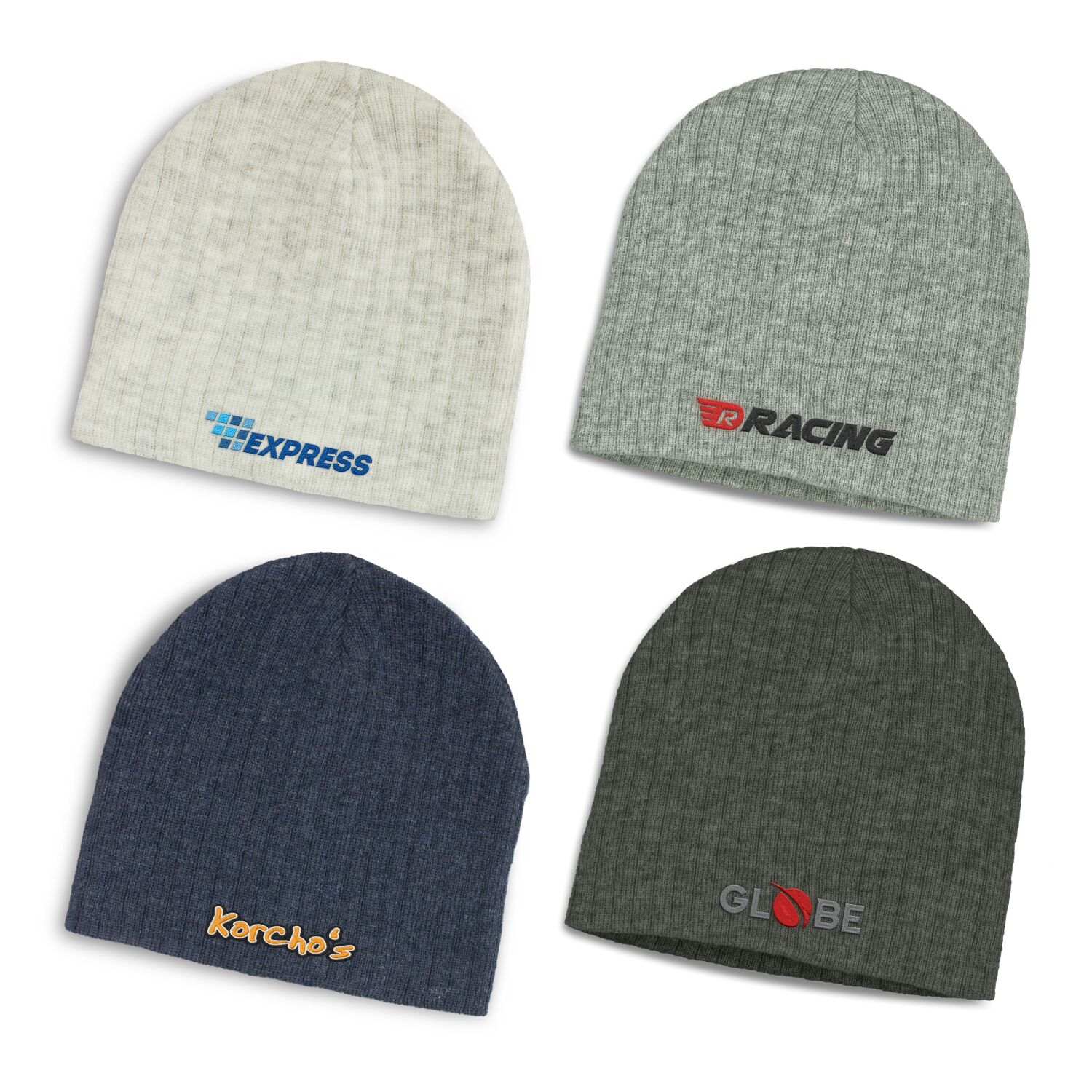 Promotional Nebraska Heather Cable Knit Beanie