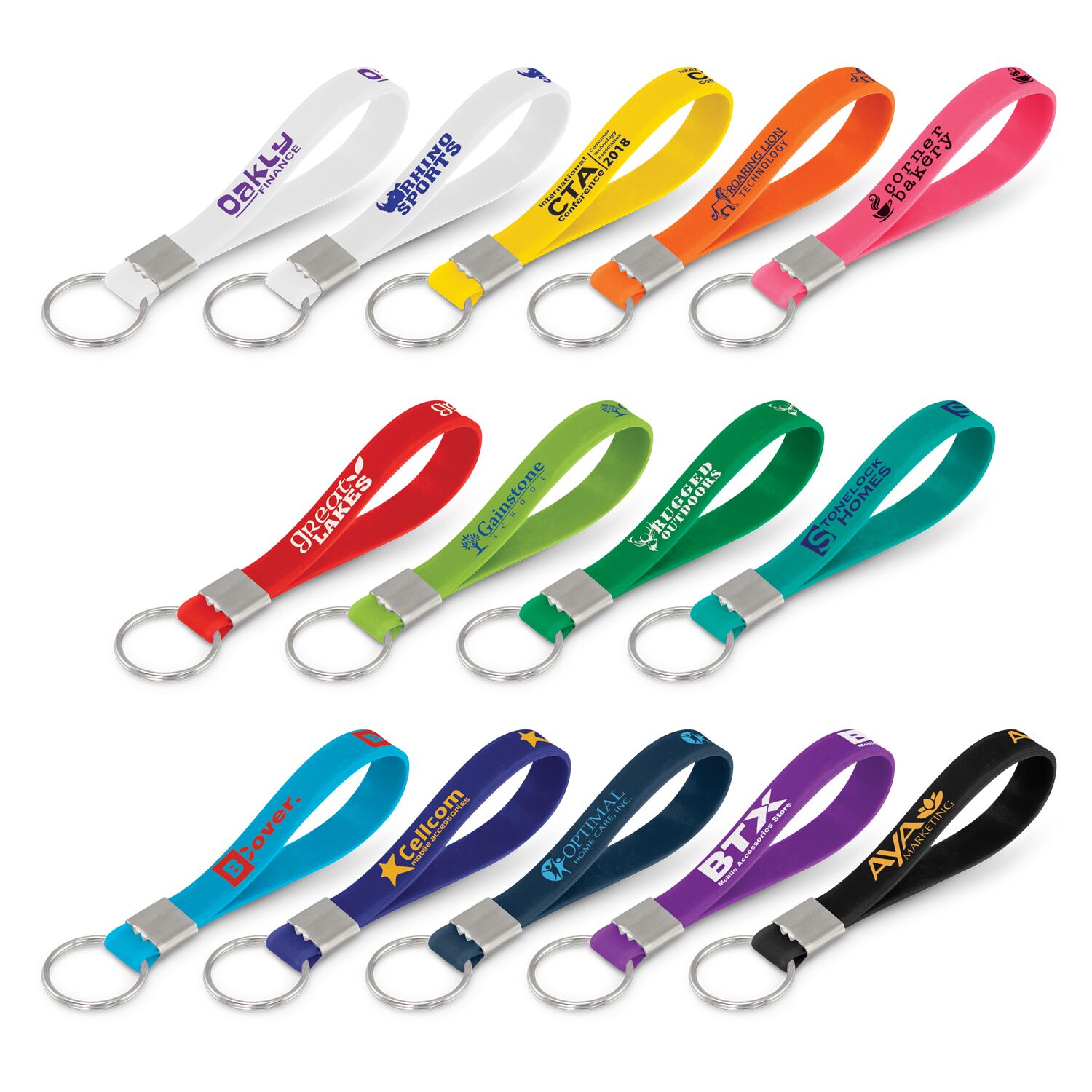 Promotional Silicone Key Ring