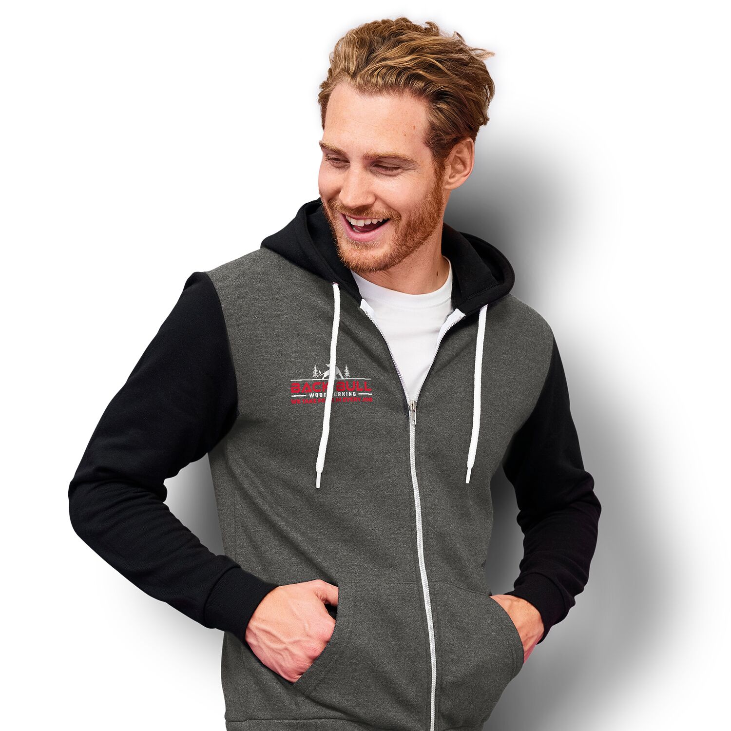 Promotional SOLS Silver Unisex Zipped Sweatshirt