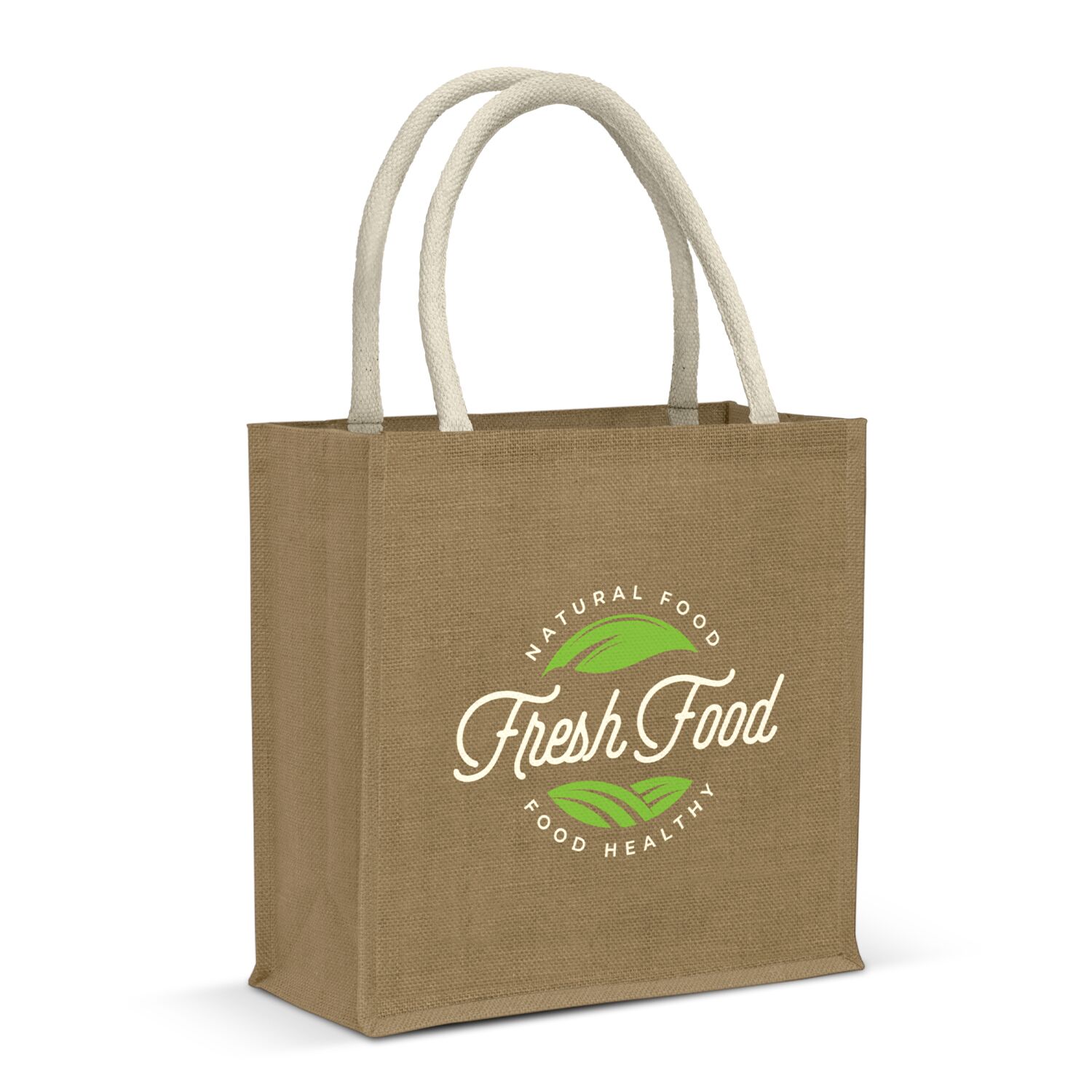 Promotional Monza Starch Jute Tote Bag