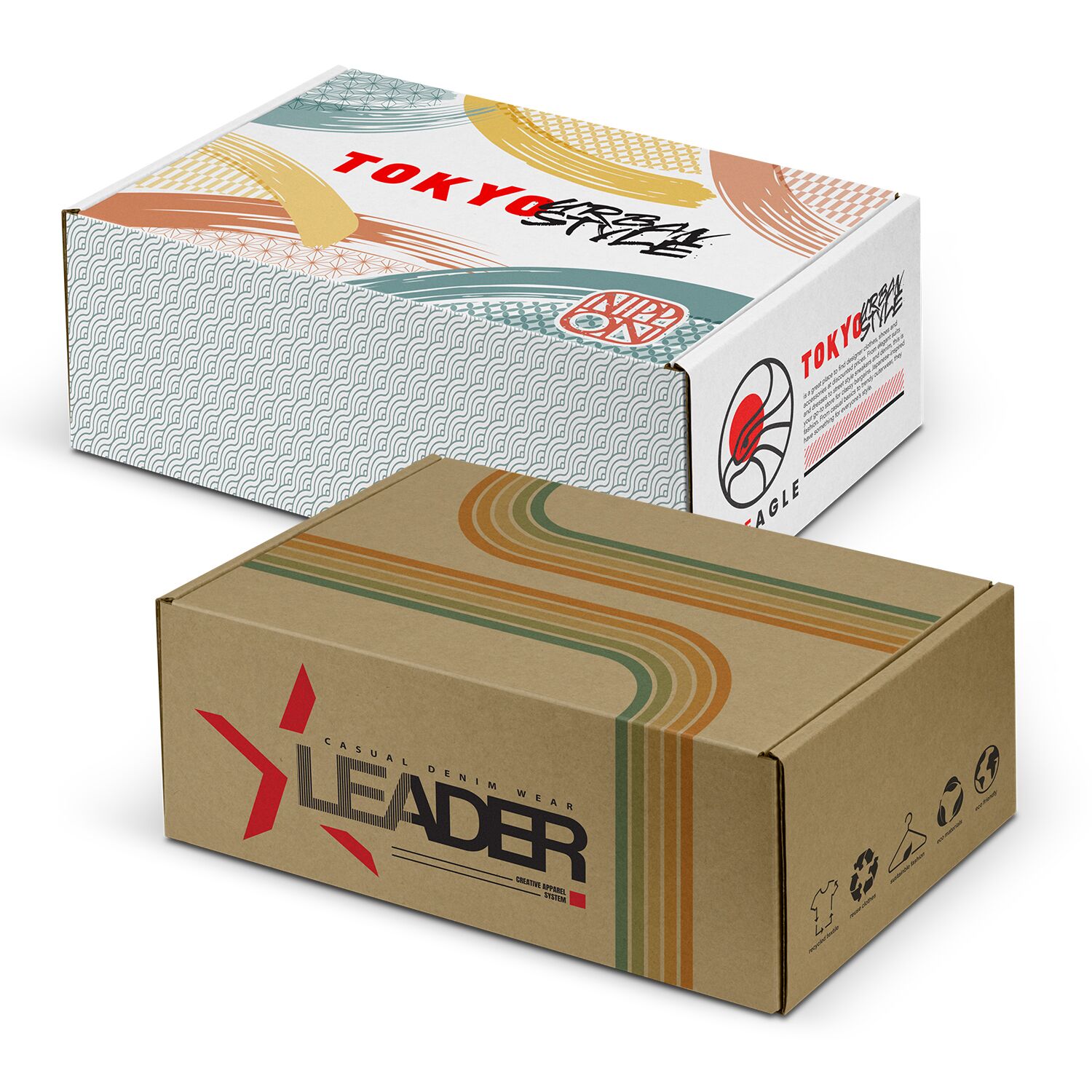 Promotional Die Cut Box with Locking Lid - 360x260x134mm