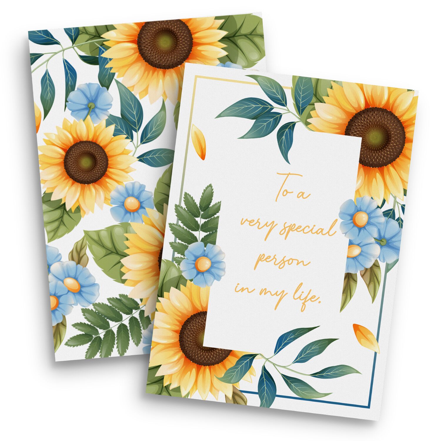 Promotional A4 Message Card