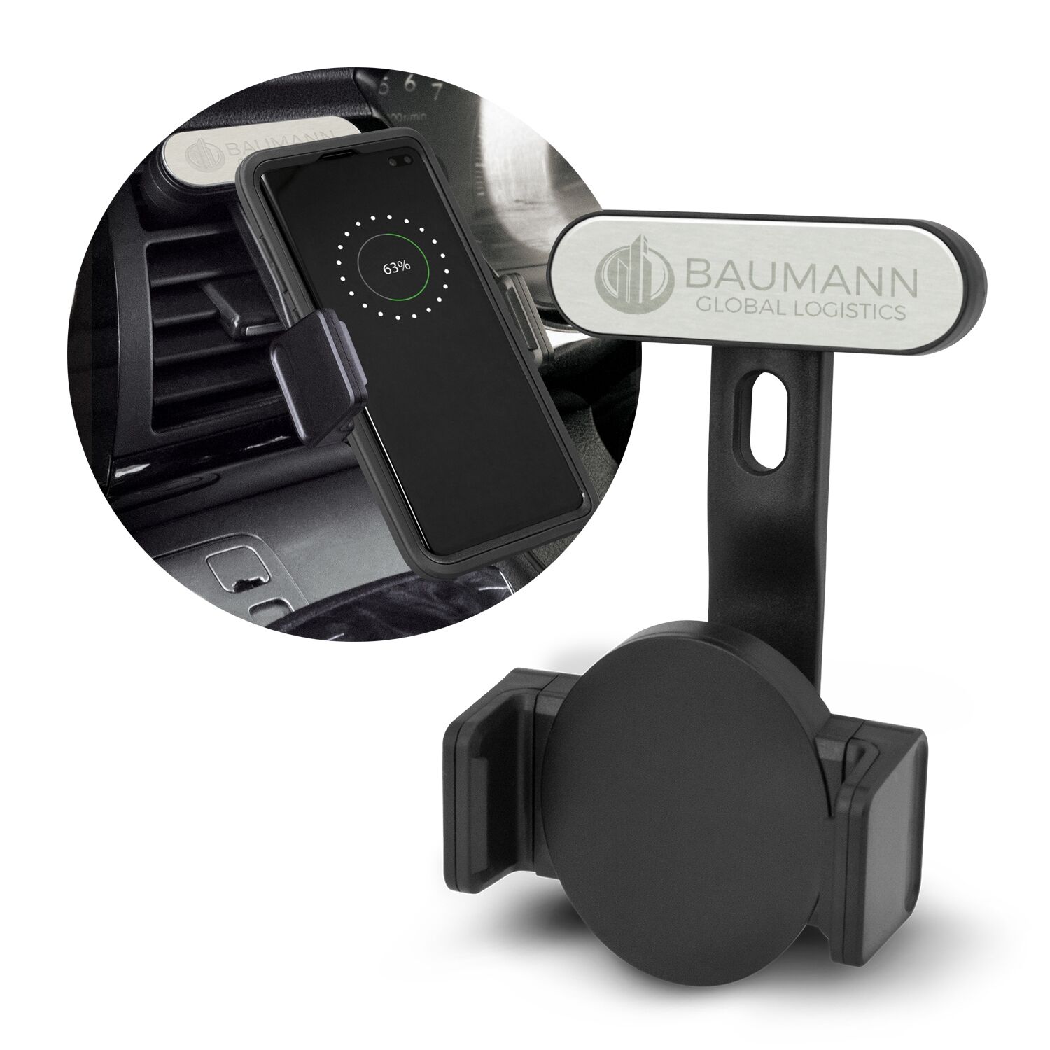 Promotional Zamora Wireless Charging Phone Holder