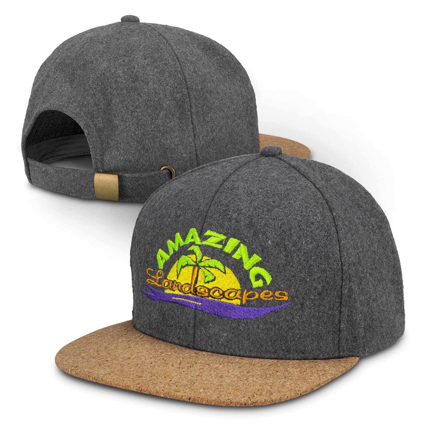 Promotional Anchor Flat Peak Cap