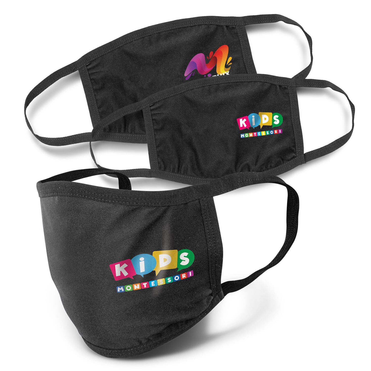 Promotional Reusable 3-ply Cotton Face Mask - Indent