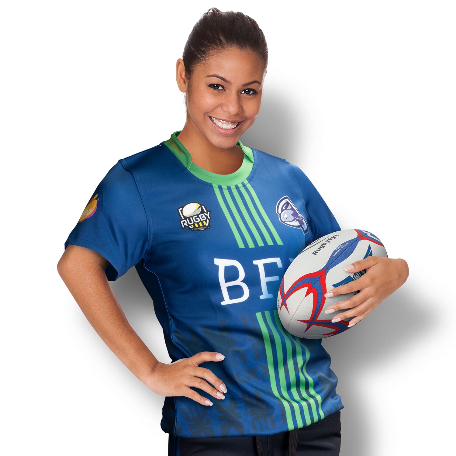 Promotional Custom Womens Rugby T-Shirt