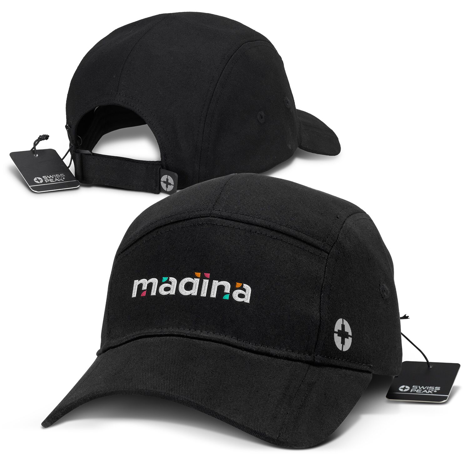 Promotional Swiss Peak 5 Panel Cap